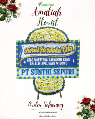 Papan Bunga Duka di Padang Panjang