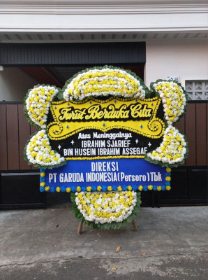 Papan Bunga Duka di Padang Panjang